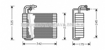 AVA QUALITY COOLING ctv004 -  Испаритель, кондиционер